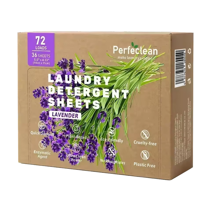 Feuilles de lessive écologiques