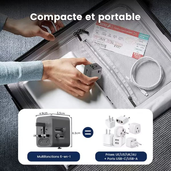 Adaptateur de Voyage Universel