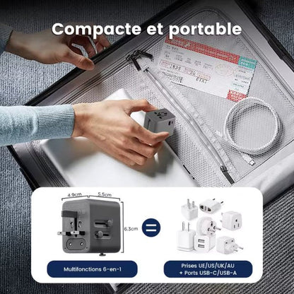 Adaptateur de Voyage Universel