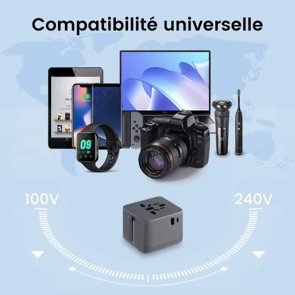 Adaptateur de Voyage Universel